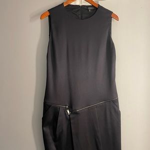 Gucci Black Mini Dress with zipper detail